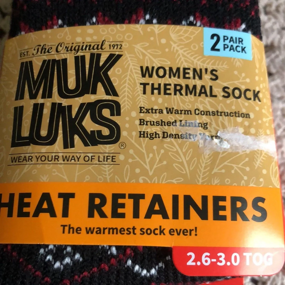 Muk Luks Women’s Thermal Socks 2 pairs